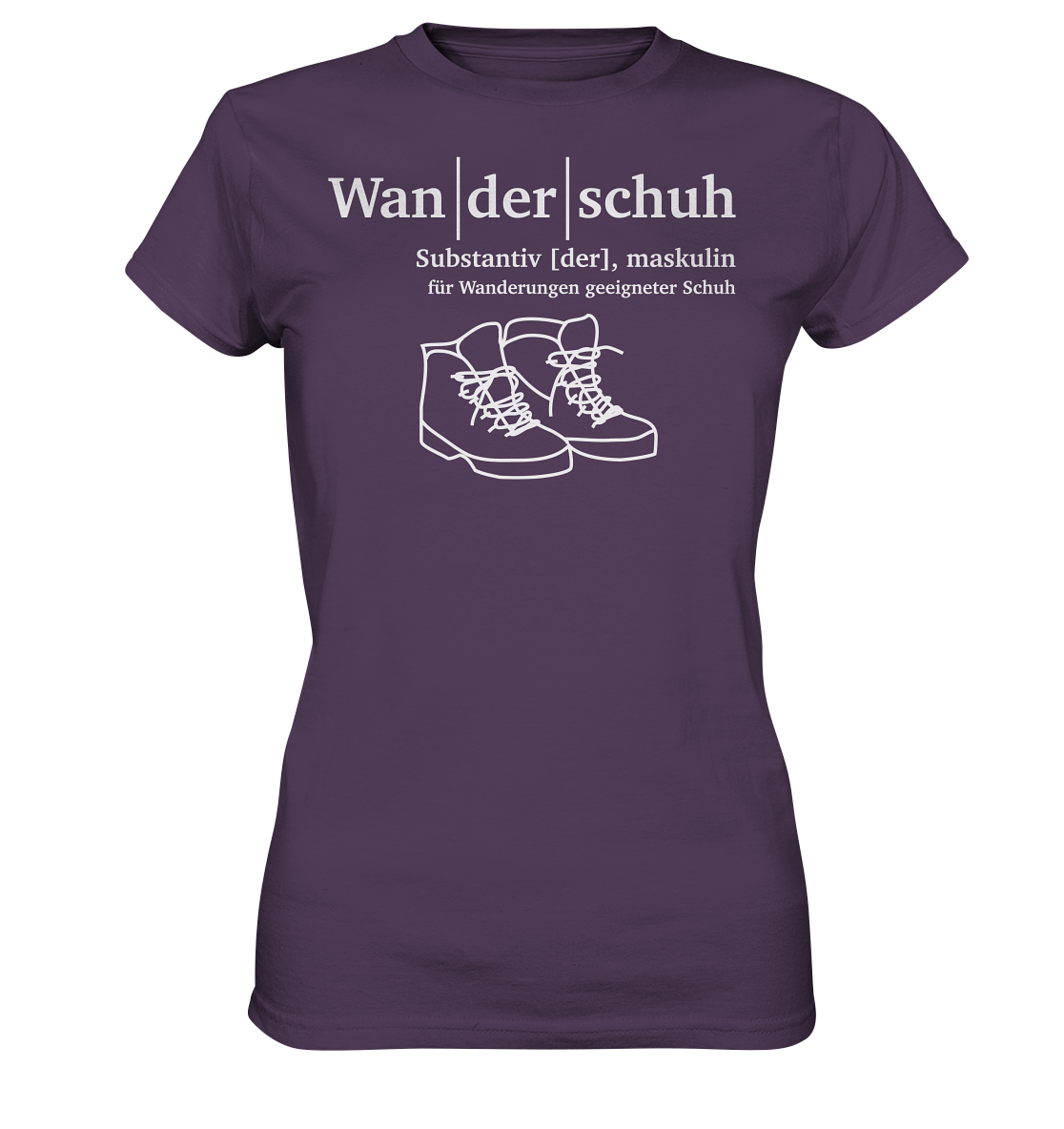Wanderschuh | Damen Premium T-Shirt