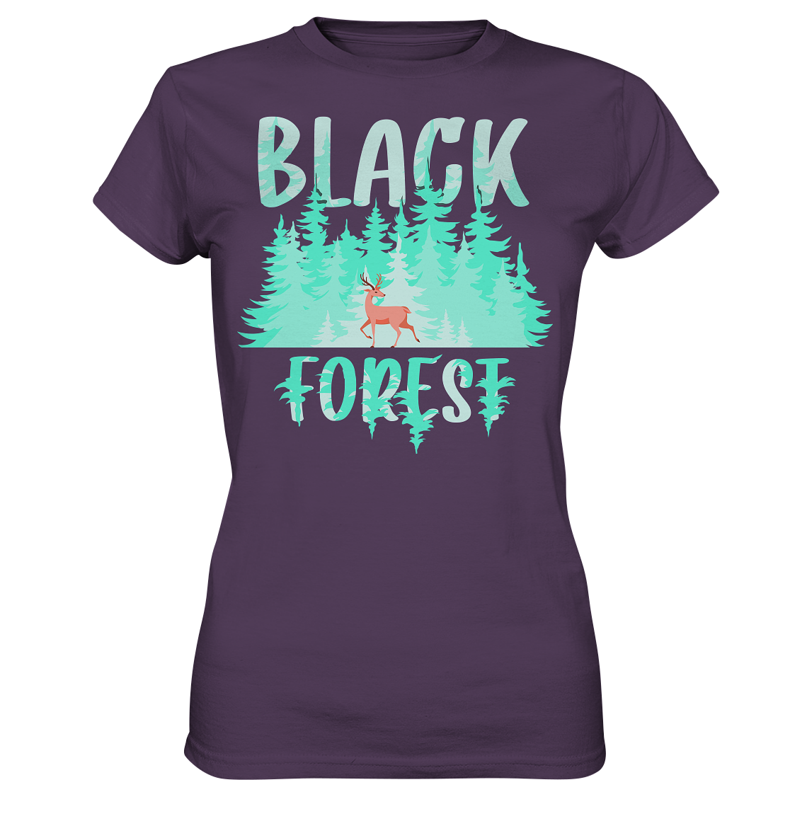 Black In The Forest | Damen Premium T-Shirt