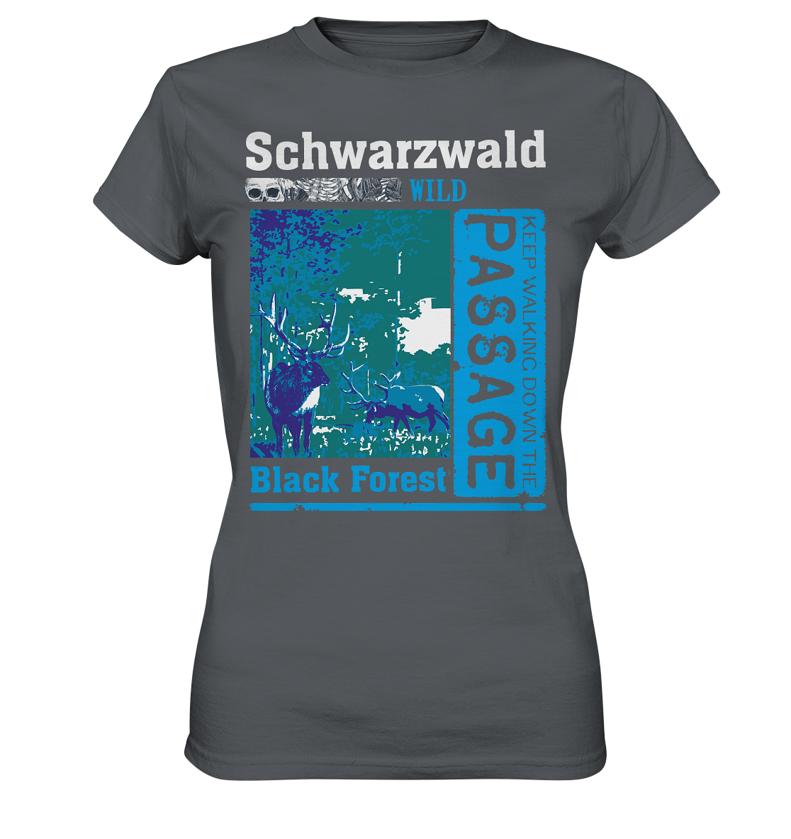 Schwarzwald Wild Passage | Damen Premium T-Shirt