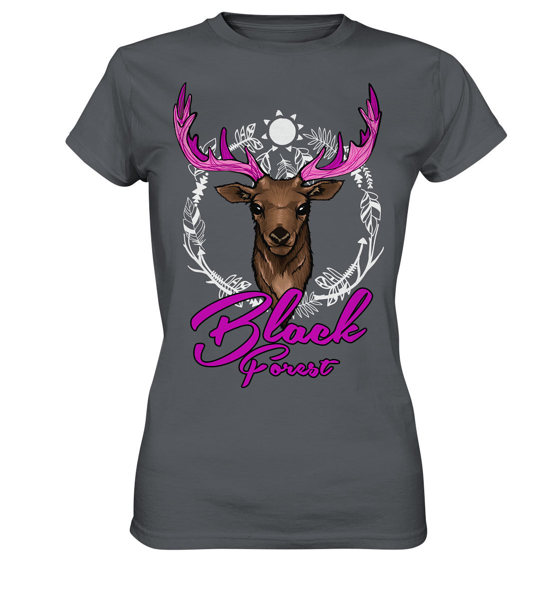 Black Forest Hirsch | Organic Damenshirt