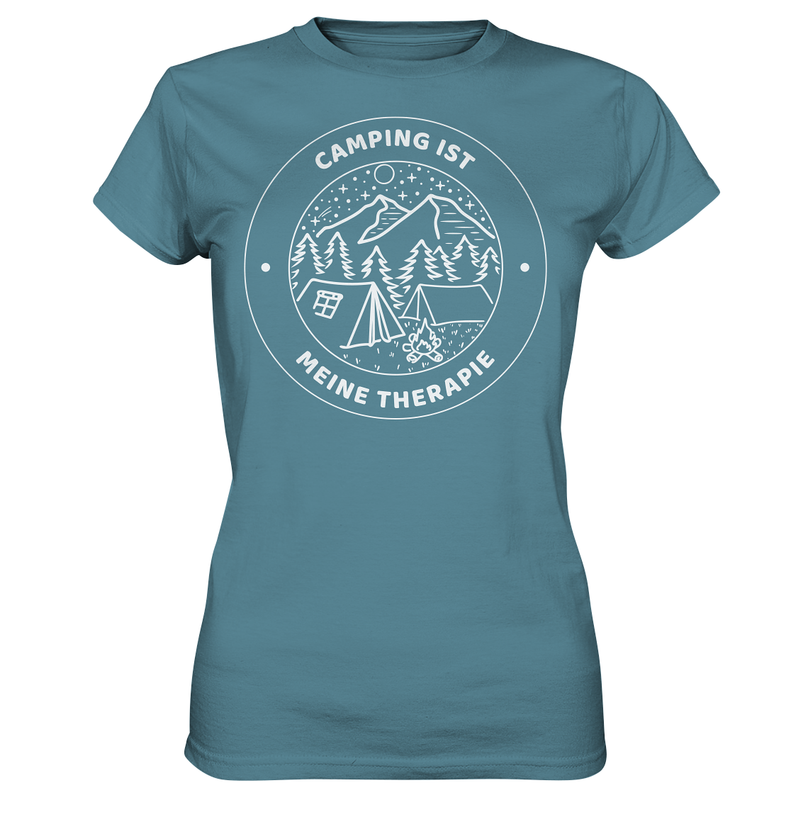 Camping ist meine Therapie | Damen Premium T-Shirt
