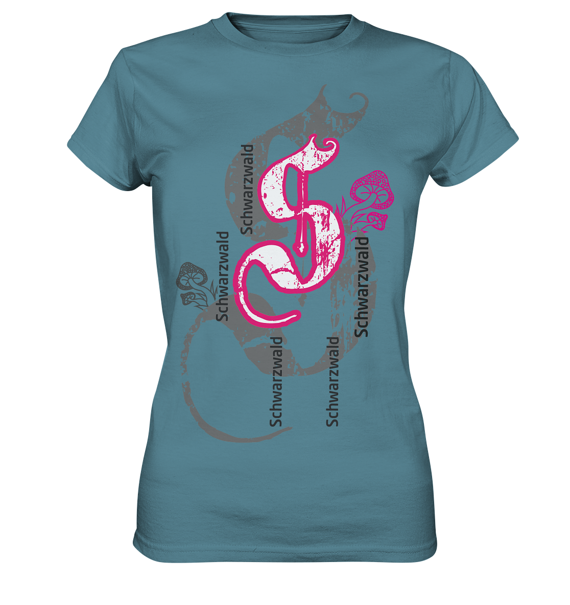 Schwarzwald Stempel | Damen Premium T-Shirt