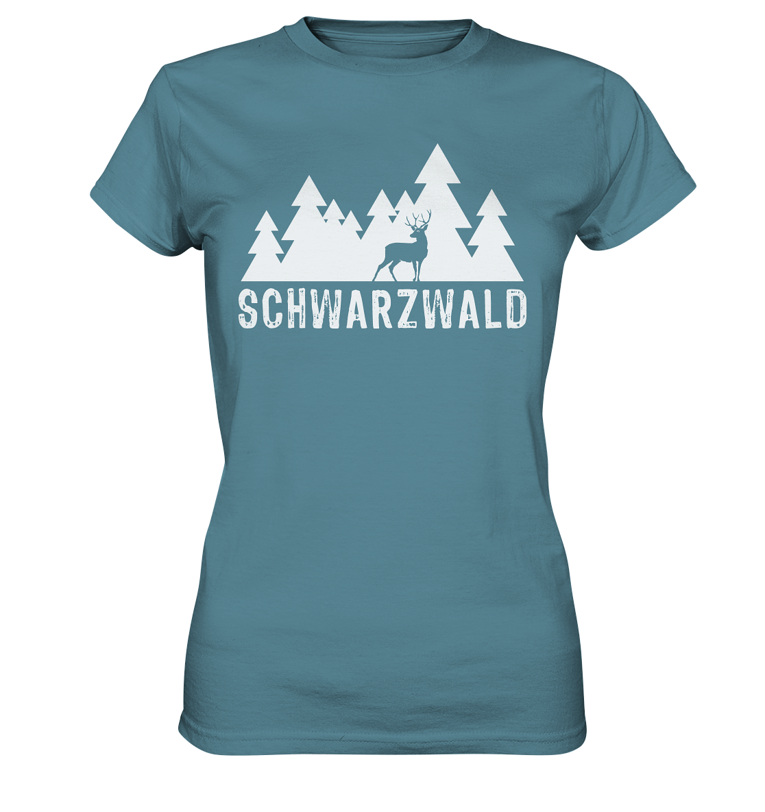 Schwarzwald Hirsch | Damen Premium T-Shirt