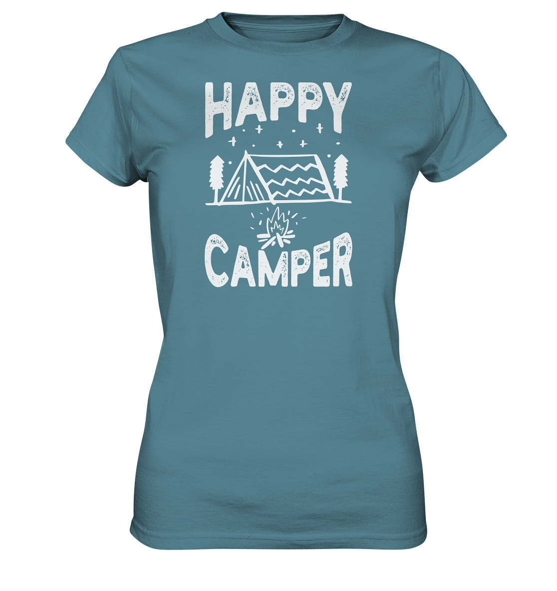Happy Camper | Damen Premium T-Shirt