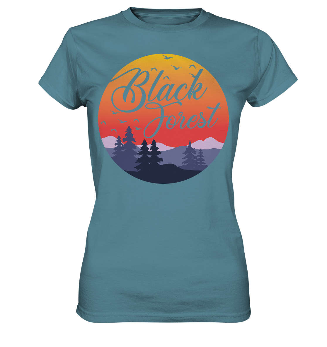 Black Forest Sunset | Damen Premium T-Shirt