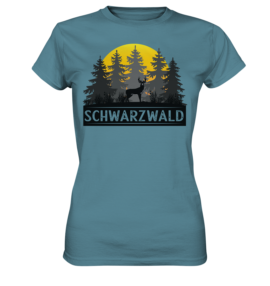 Schwarzwald Sonnenuntergang | Damen Premium T-Shirt