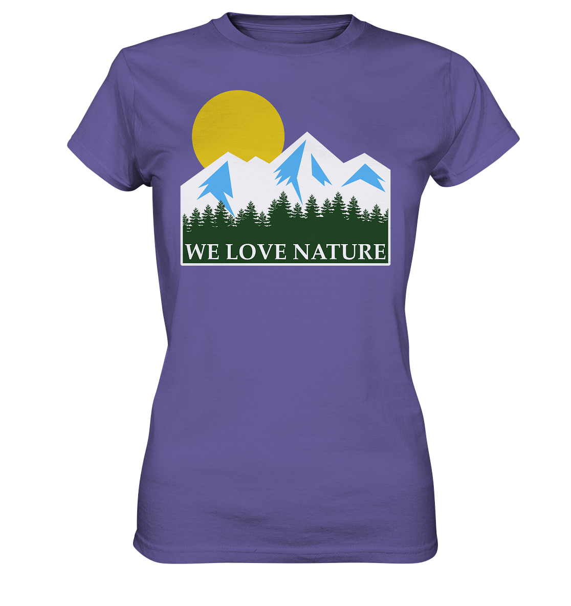 We Love Nature | Damen Premium T-Shirt