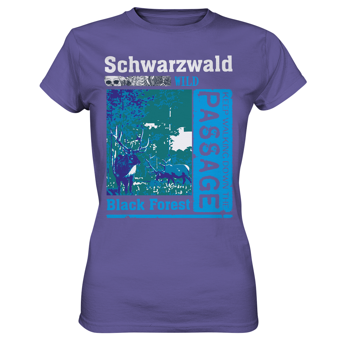Schwarzwald Wild Passage | Damen Premium T-Shirt