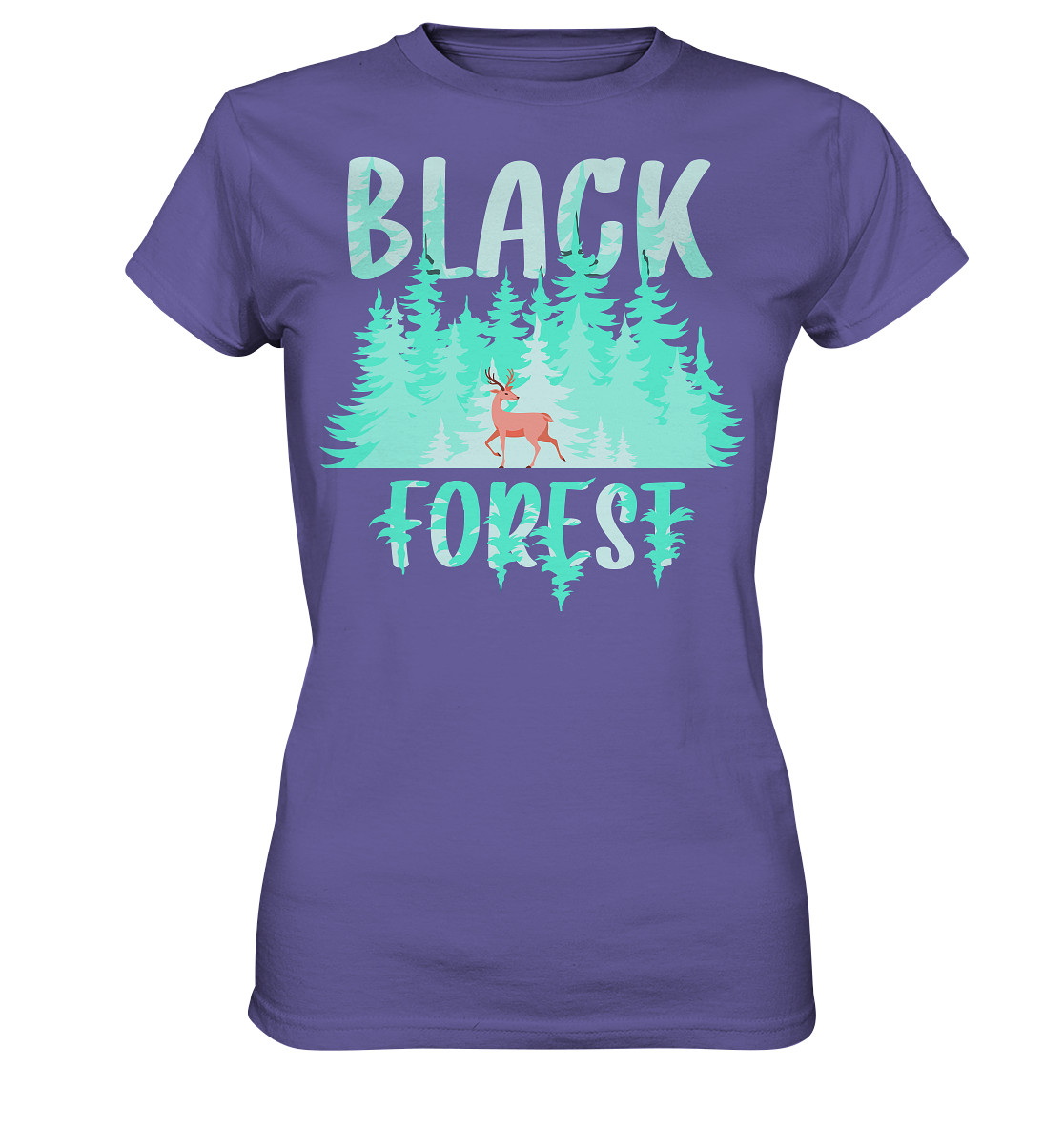 Black In The Forest | Damen Premium T-Shirt