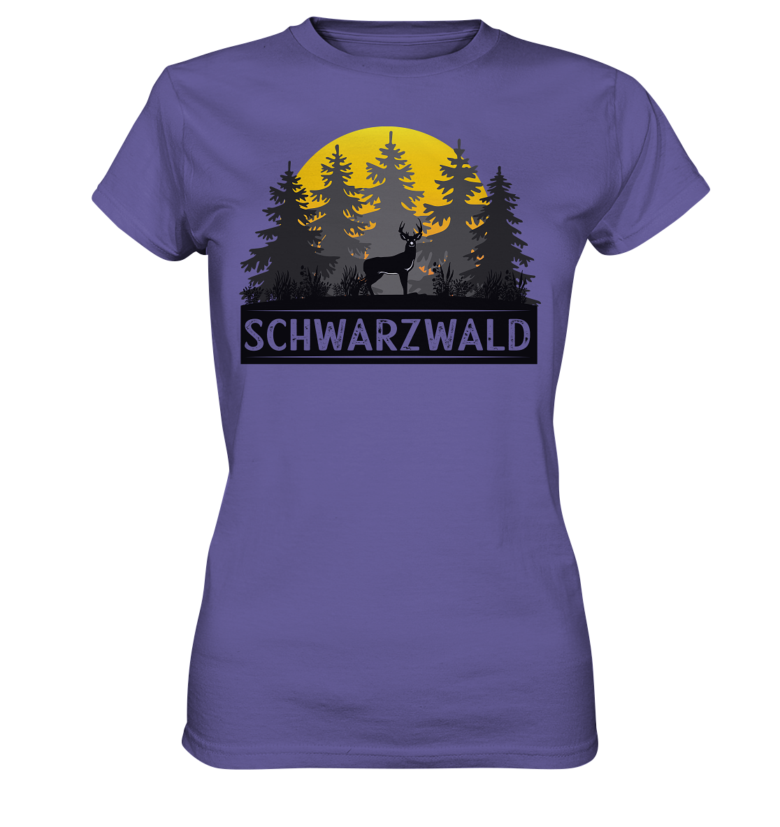 Schwarzwald Sonnenuntergang | Damen Premium T-Shirt