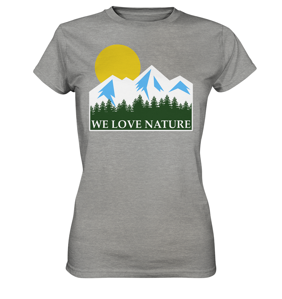 We Love Nature | Damen Premium T-Shirt