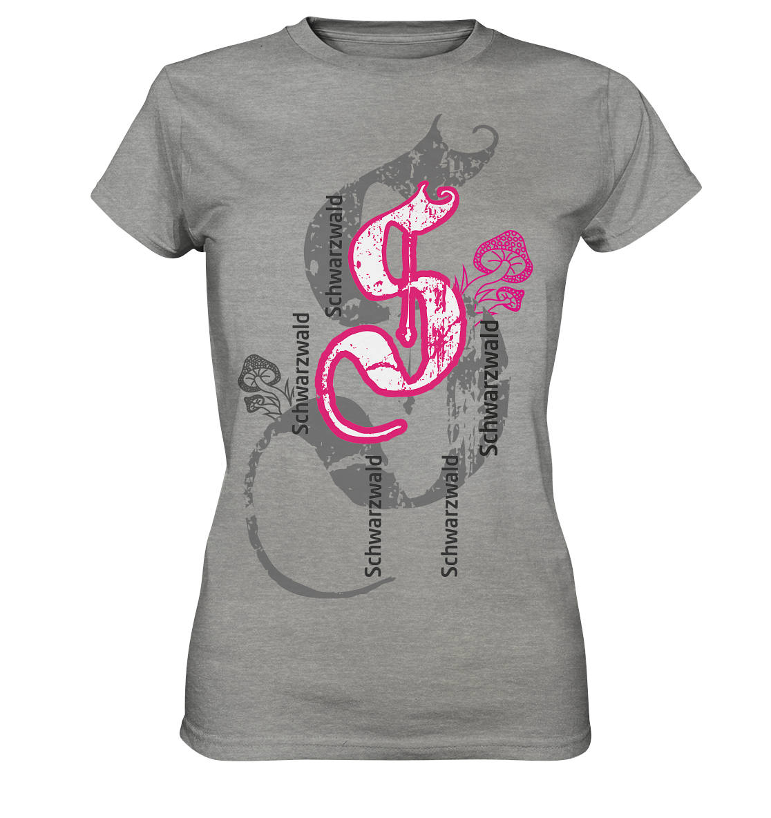 Schwarzwald Stempel | Damen Premium T-Shirt