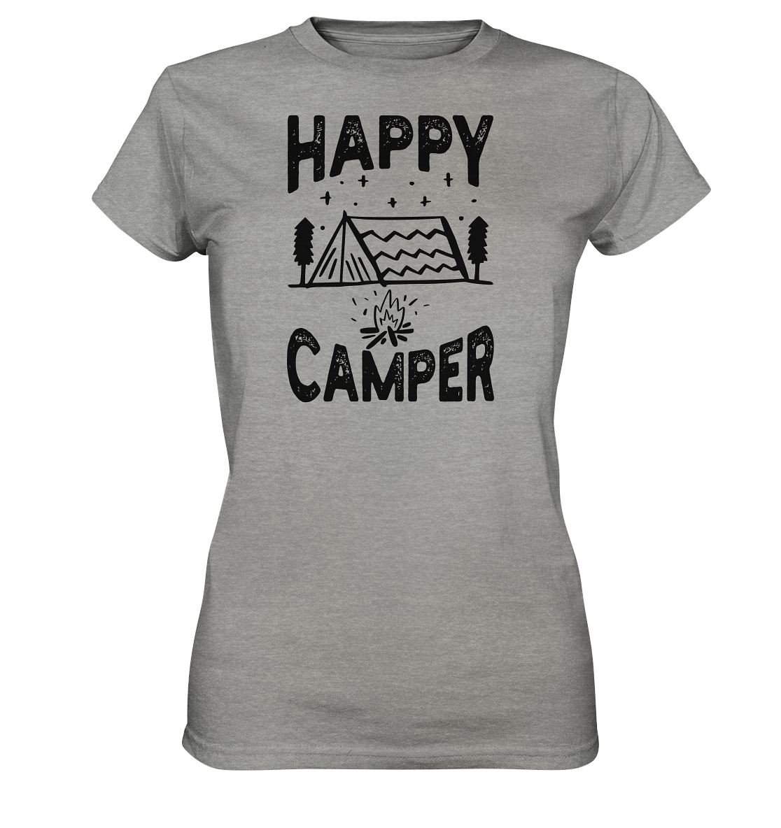 Happy Camper | Damen Premium T-Shirt