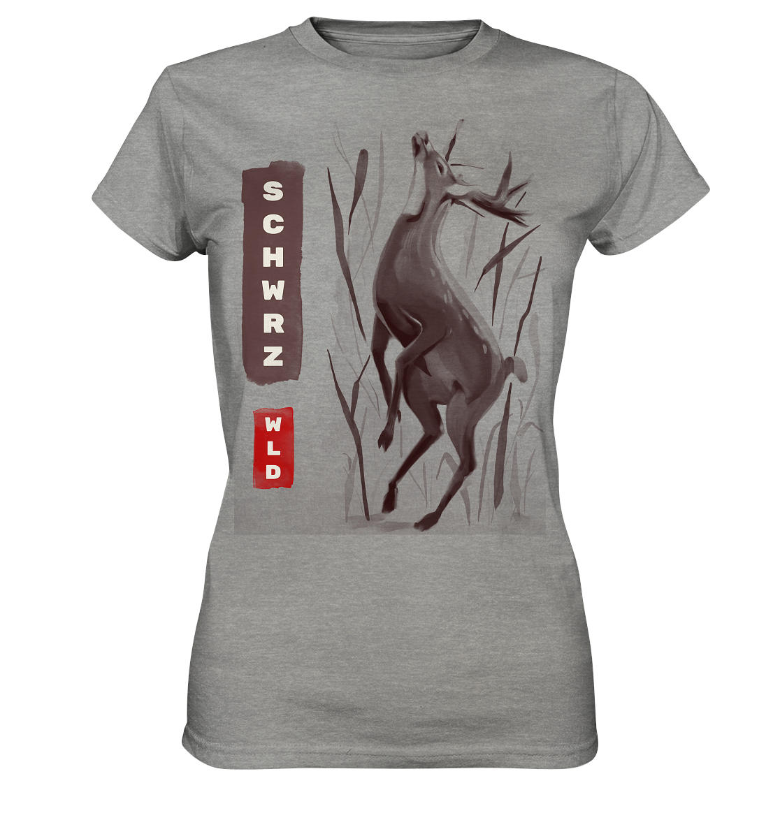 SCHWRZ WLD | Damen Premium T-Shirt