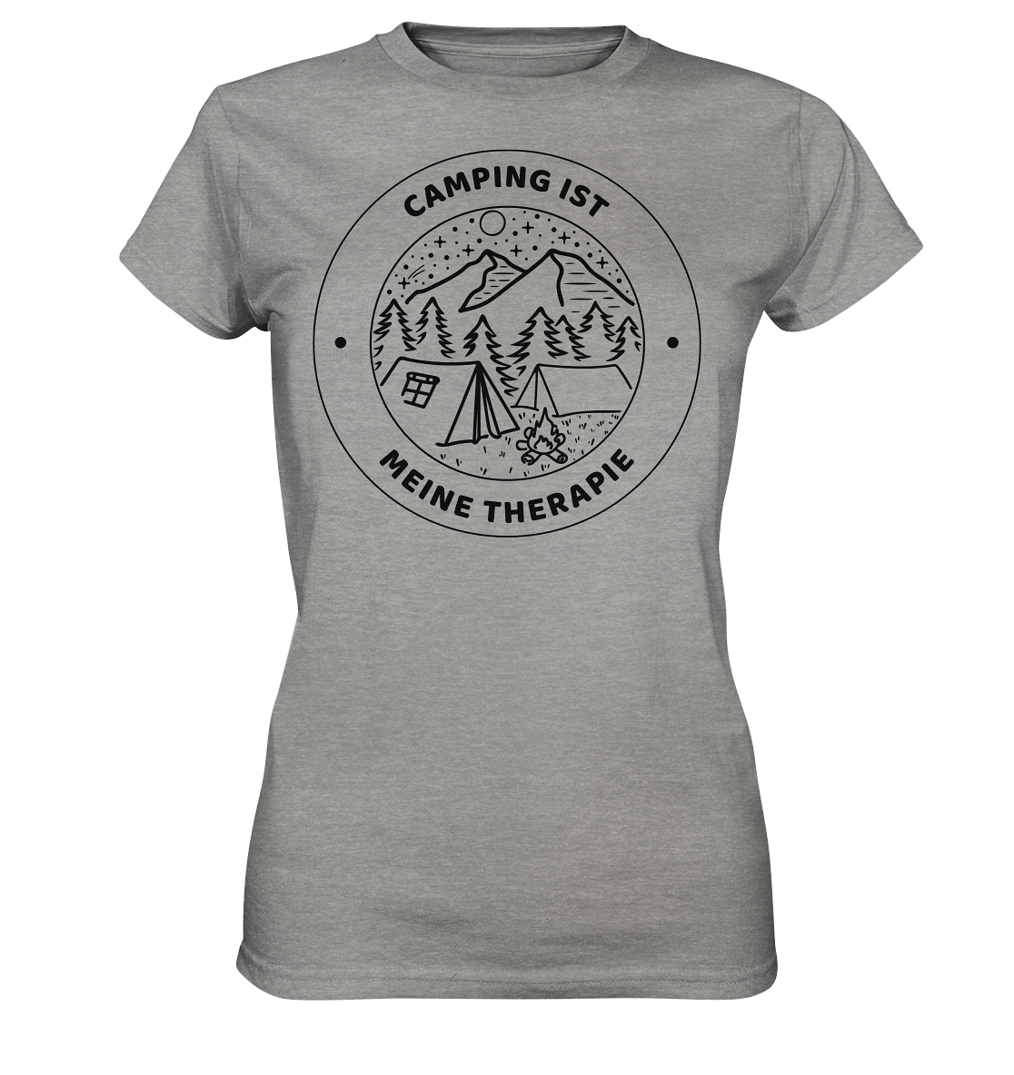 Camping ist meine Therapie | Damen Premium T-Shirt