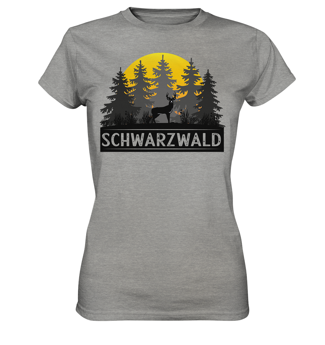 Schwarzwald Sonnenuntergang | Damen Premium T-Shirt