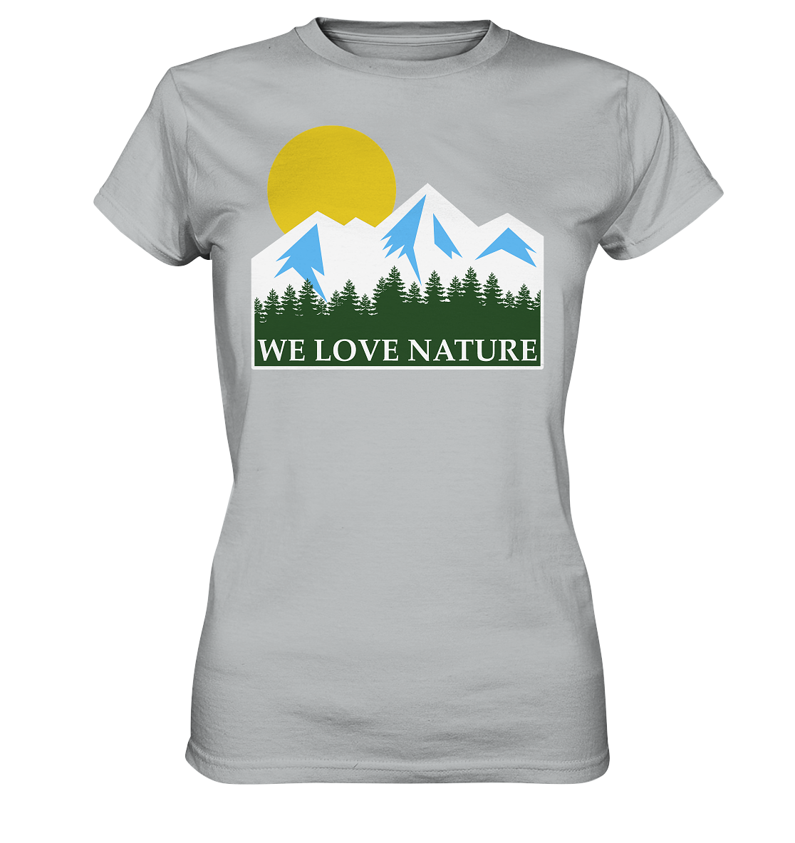 We Love Nature | Damen Premium T-Shirt