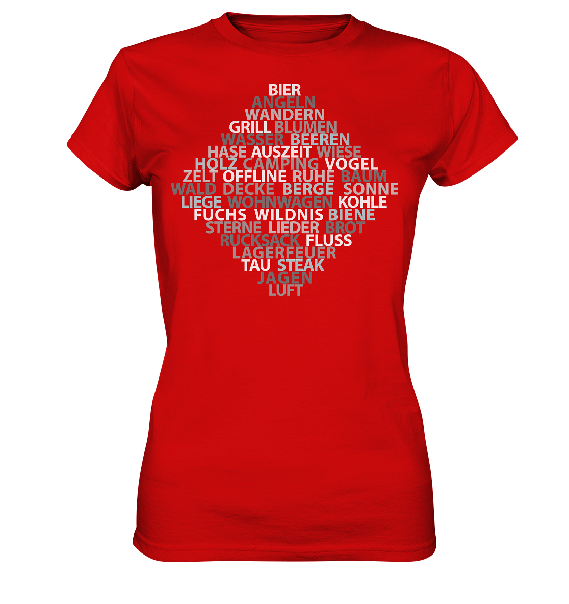 Wortsalat der Natur | Damen Premium T-Shirt