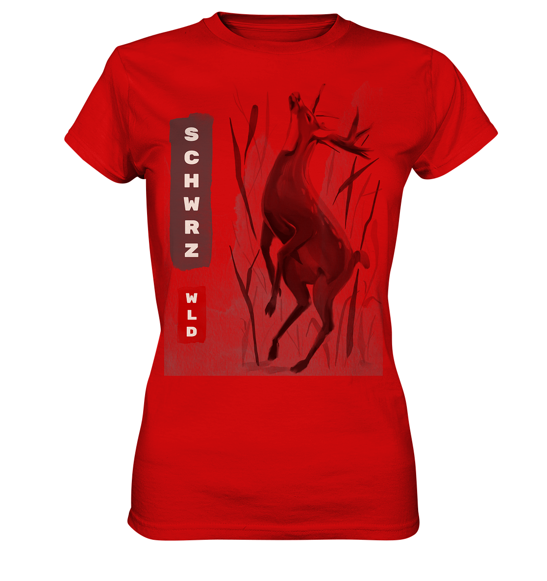 SCHWRZ WLD | Damen Premium T-Shirt