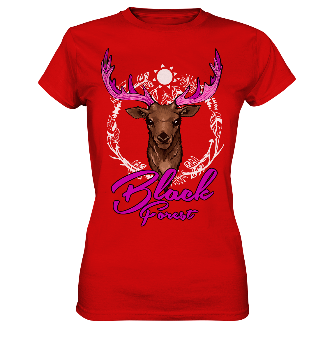 Black Forest Hirsch | Organic Damenshirt