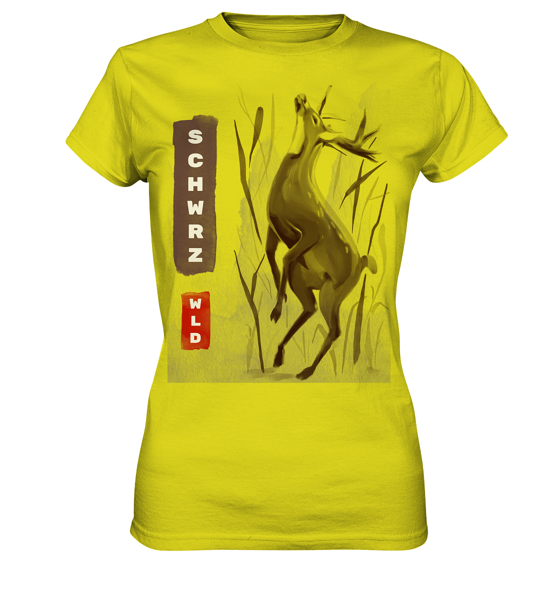 SCHWRZ WLD | Damen Premium T-Shirt