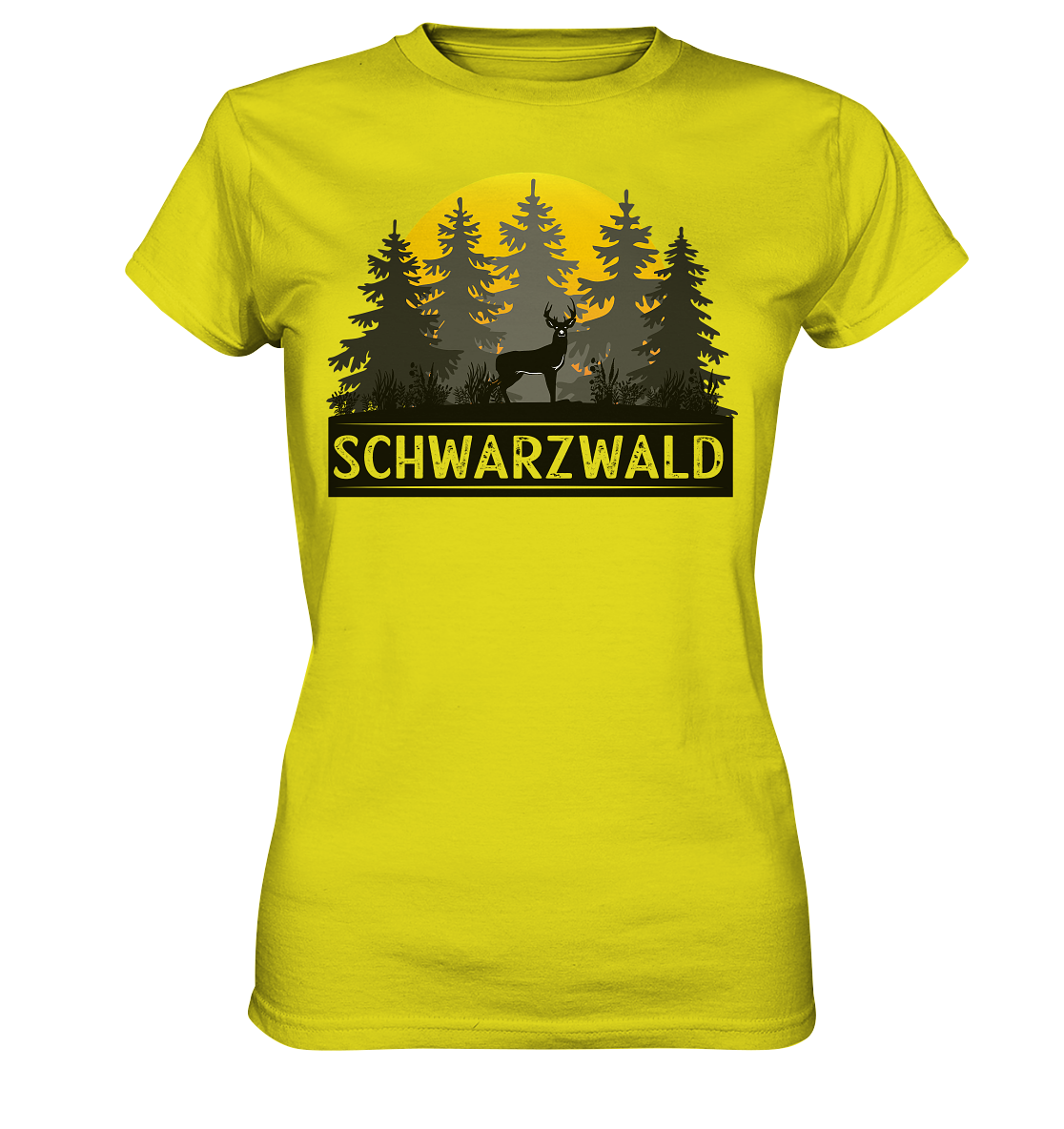 Schwarzwald Sonnenuntergang | Damen Premium T-Shirt