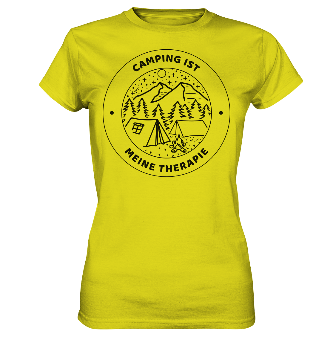 Camping ist meine Therapie | Damen Premium T-Shirt
