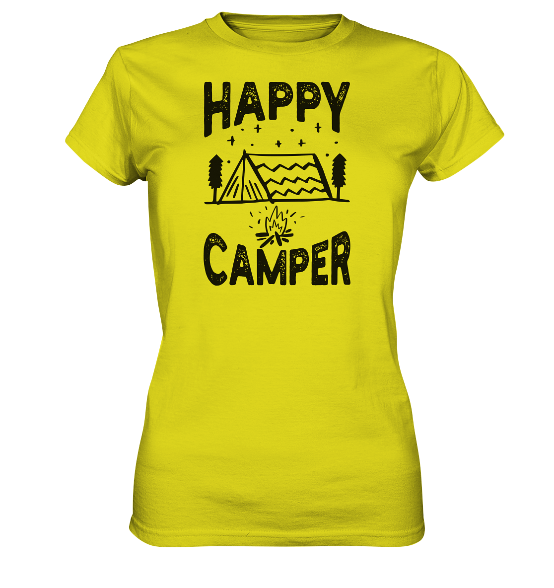 Happy Camper | Damen Premium T-Shirt