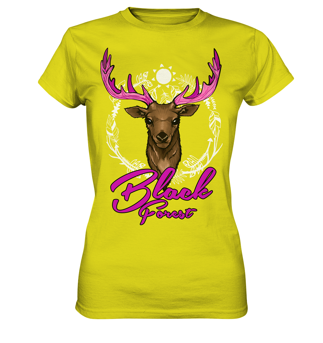 Black Forest Hirsch | Organic Damenshirt
