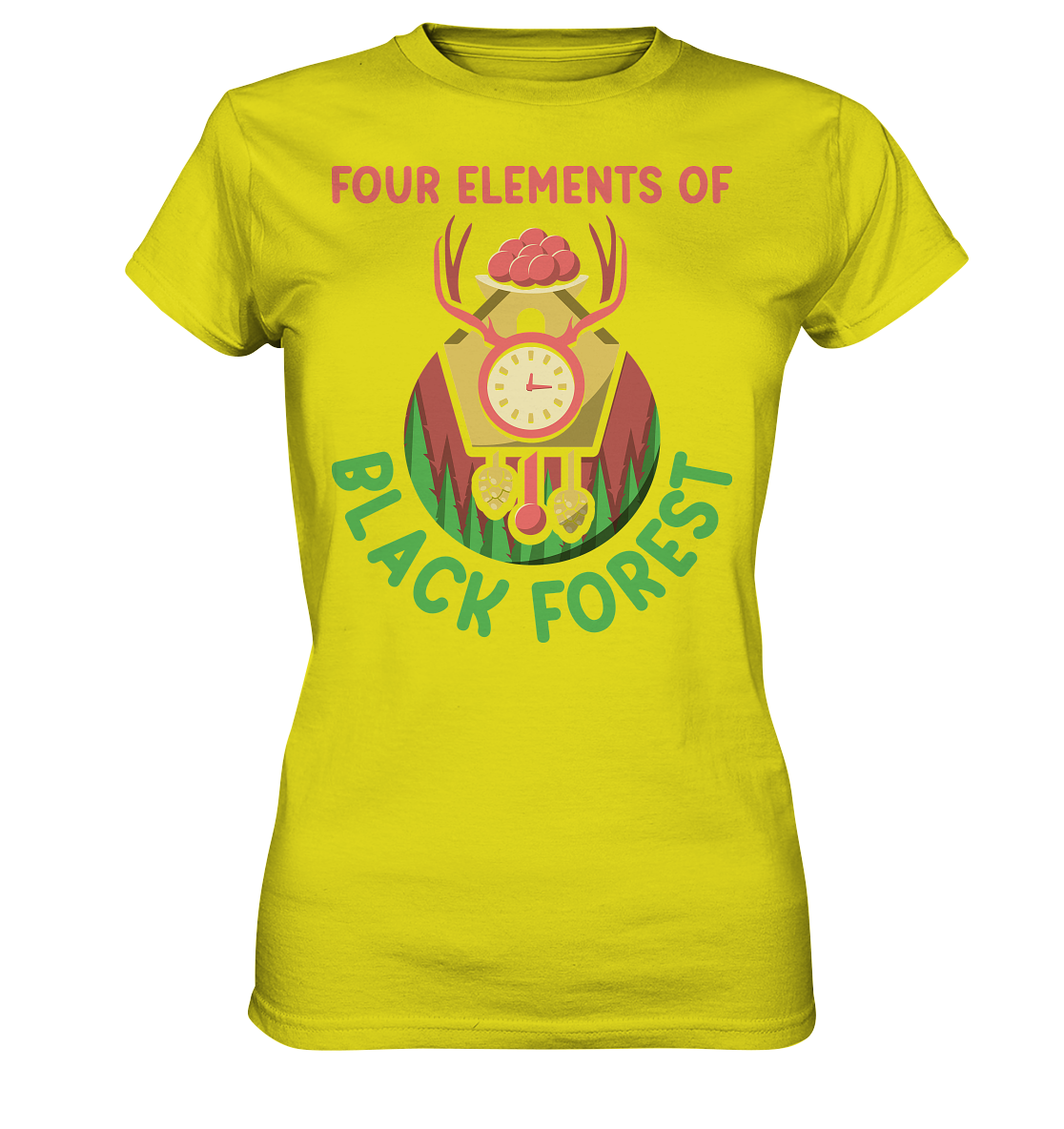 Four Elements Of Black Forest | Damen Premium T-Shirt