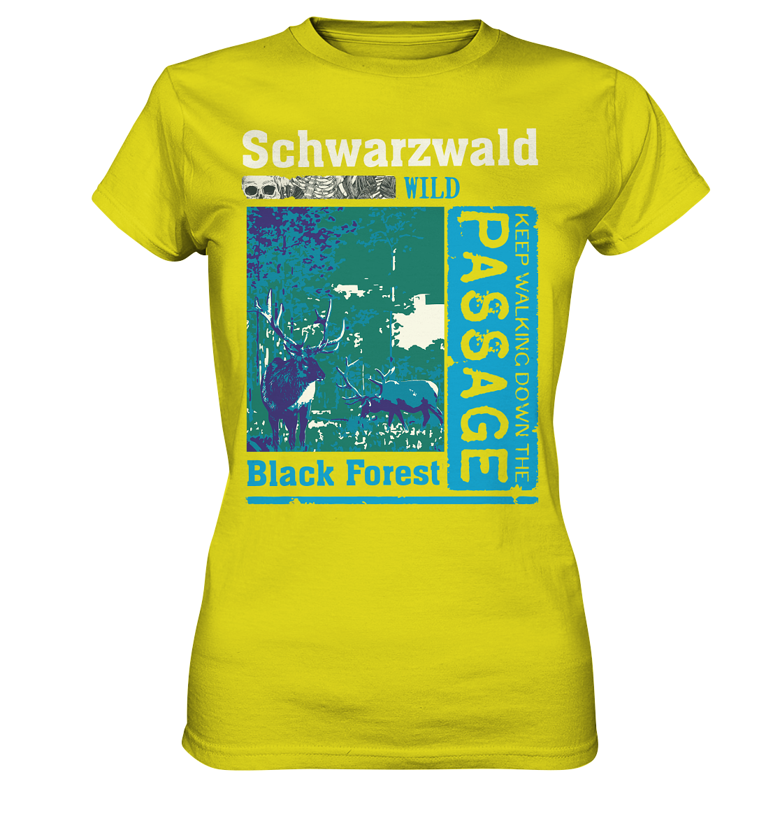 Schwarzwald Wild Passage | Damen Premium T-Shirt