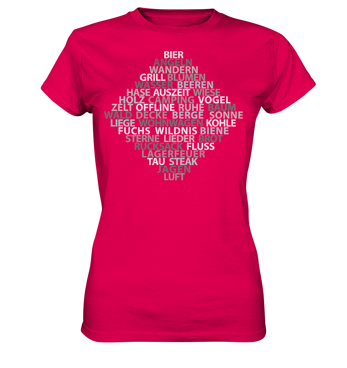 Wortsalat der Natur | Damen Premium T-Shirt