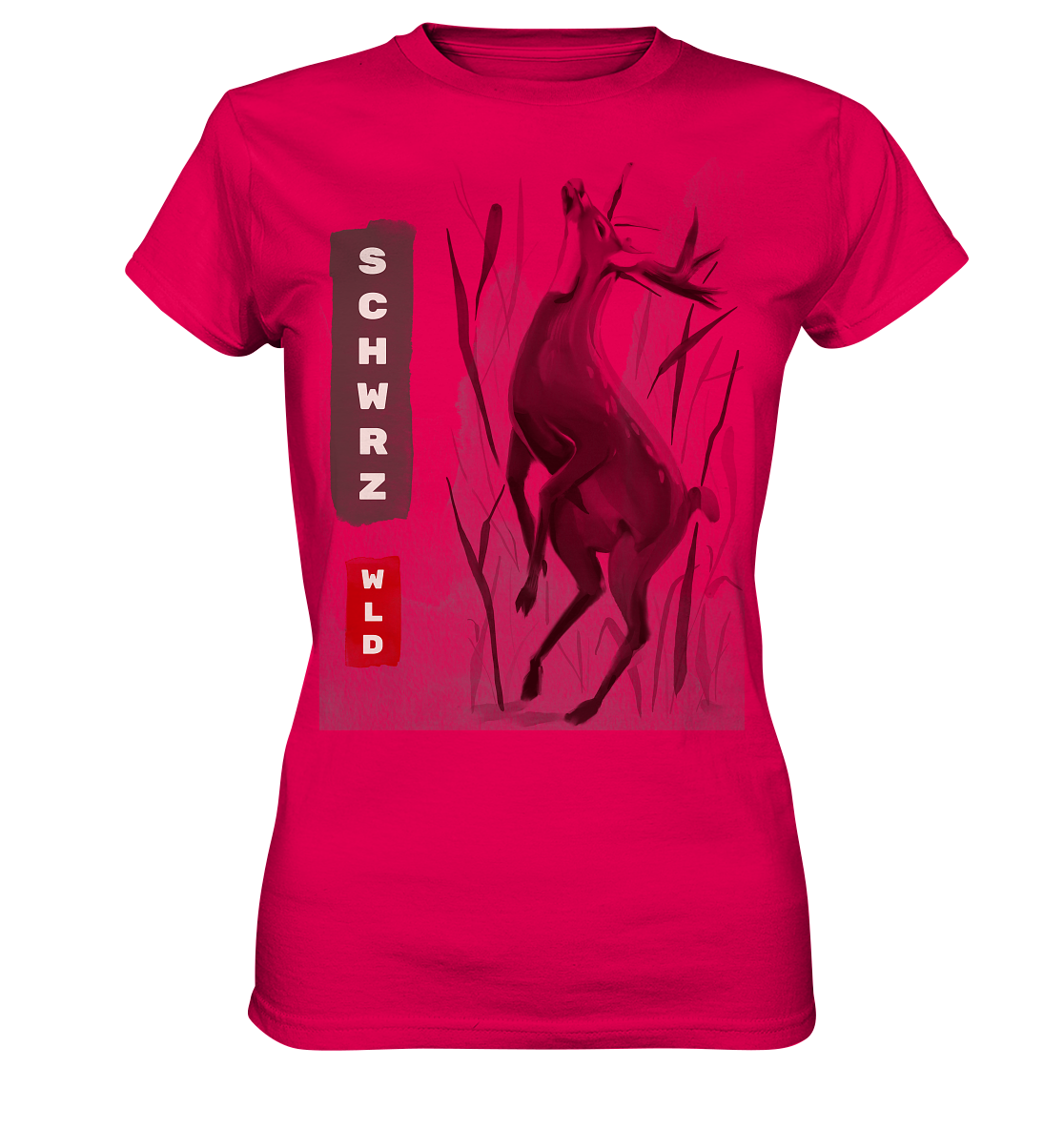 SCHWRZ WLD | Damen Premium T-Shirt