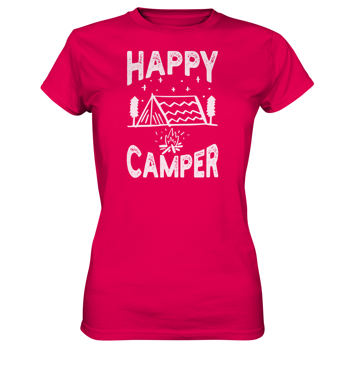 Happy Camper | Damen Premium T-Shirt
