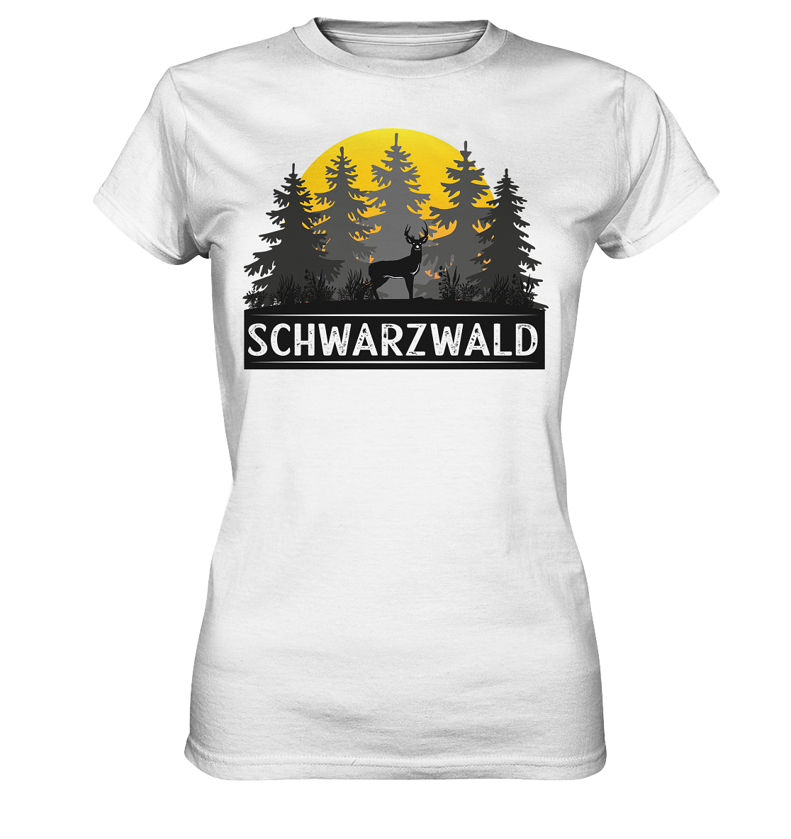 Schwarzwald Sonnenuntergang | Damen Premium T-Shirt