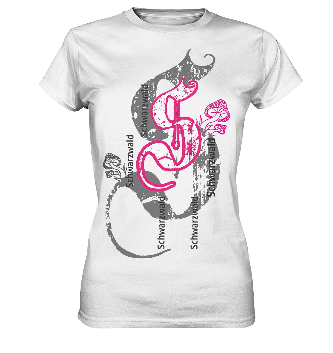 Schwarzwald Stempel | Damen Premium T-Shirt