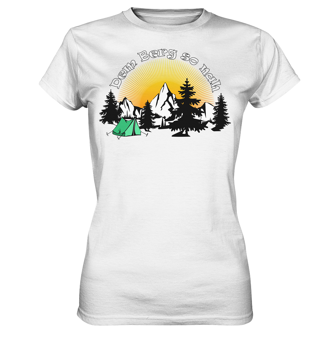 Dem Berg so nah | Damen Premium T-Shirt
