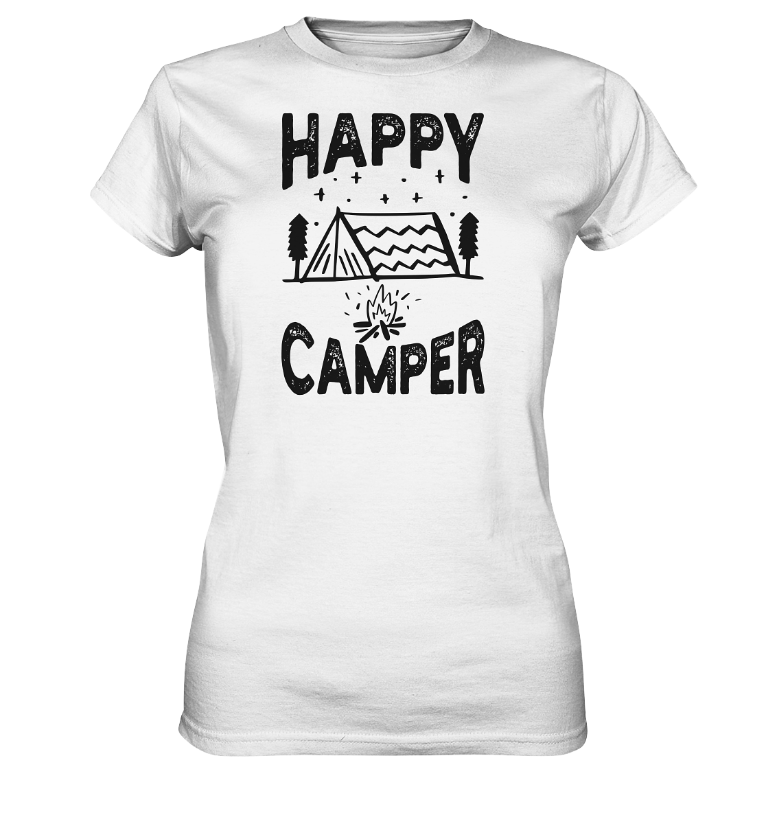 Happy Camper | Damen Premium T-Shirt
