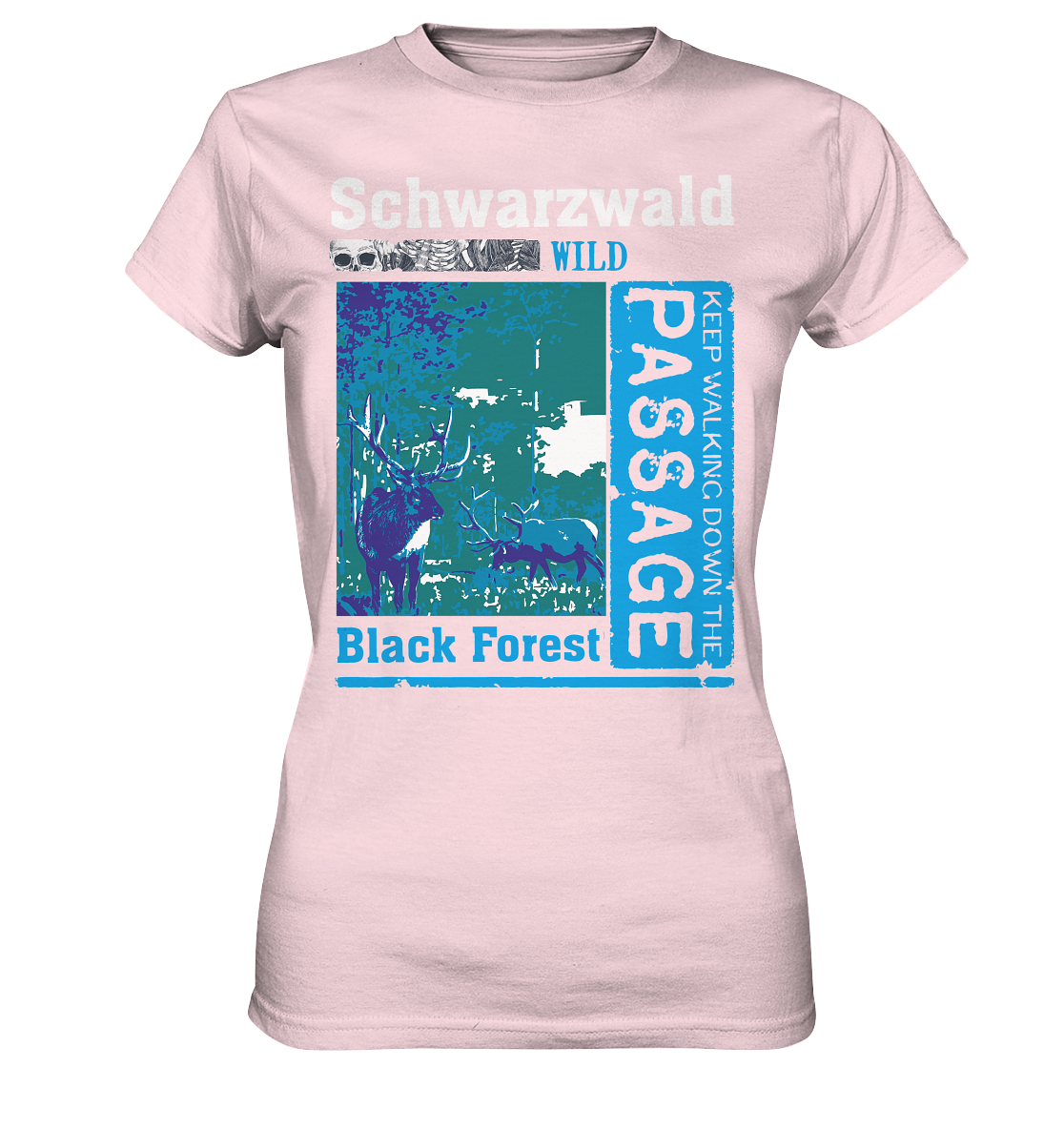 Schwarzwald Wild Passage | Damen Premium T-Shirt