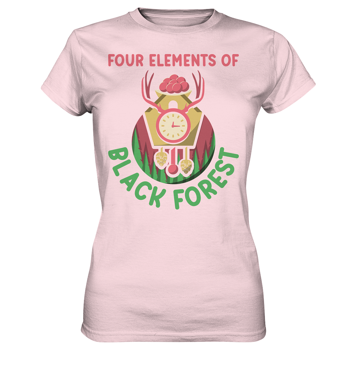 Four Elements Of Black Forest | Damen Premium T-Shirt