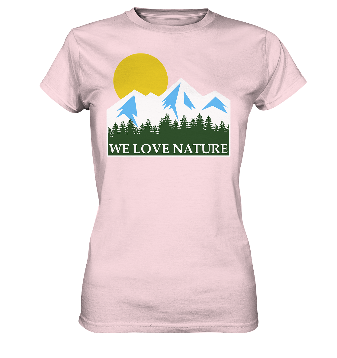 We Love Nature | Damen Premium T-Shirt