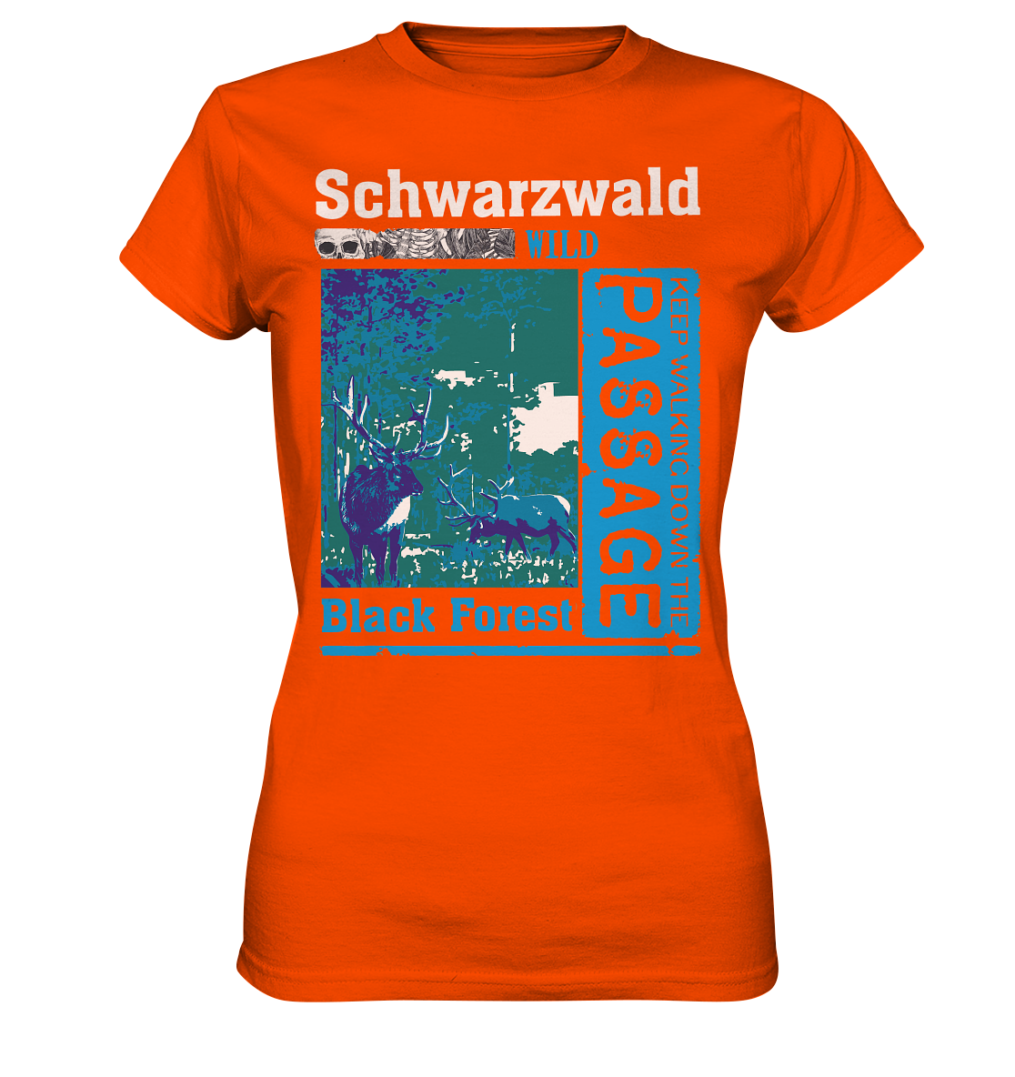 Schwarzwald Wild Passage | Damen Premium T-Shirt