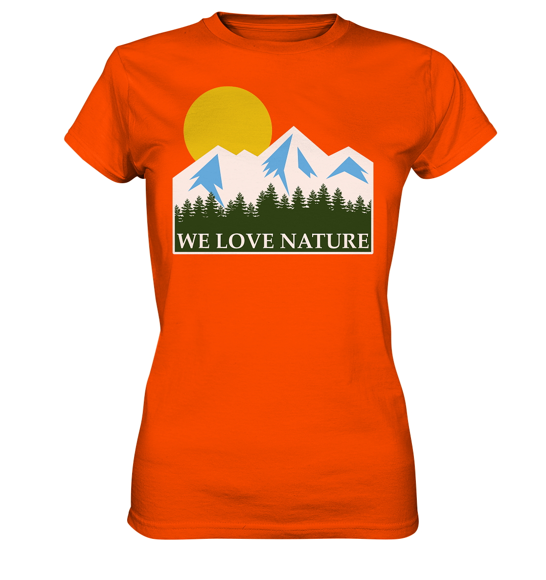 We Love Nature | Damen Premium T-Shirt