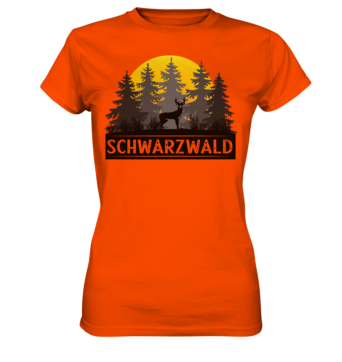 Schwarzwald Sonnenuntergang | Damen Premium T-Shirt