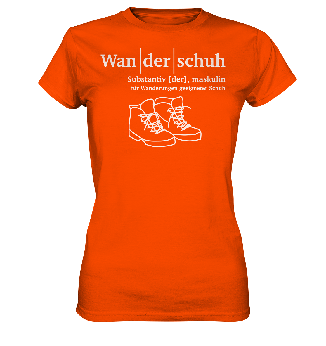 Wanderschuh | Damen Premium T-Shirt