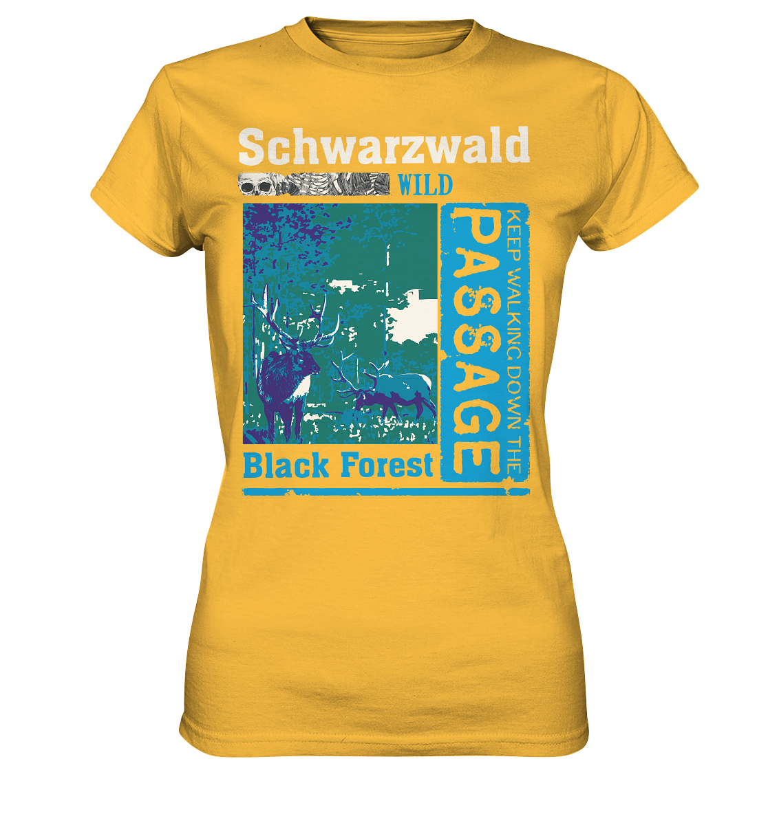 Schwarzwald Wild Passage | Damen Premium T-Shirt