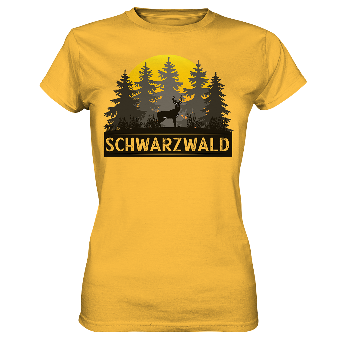 Schwarzwald Sonnenuntergang | Damen Premium T-Shirt