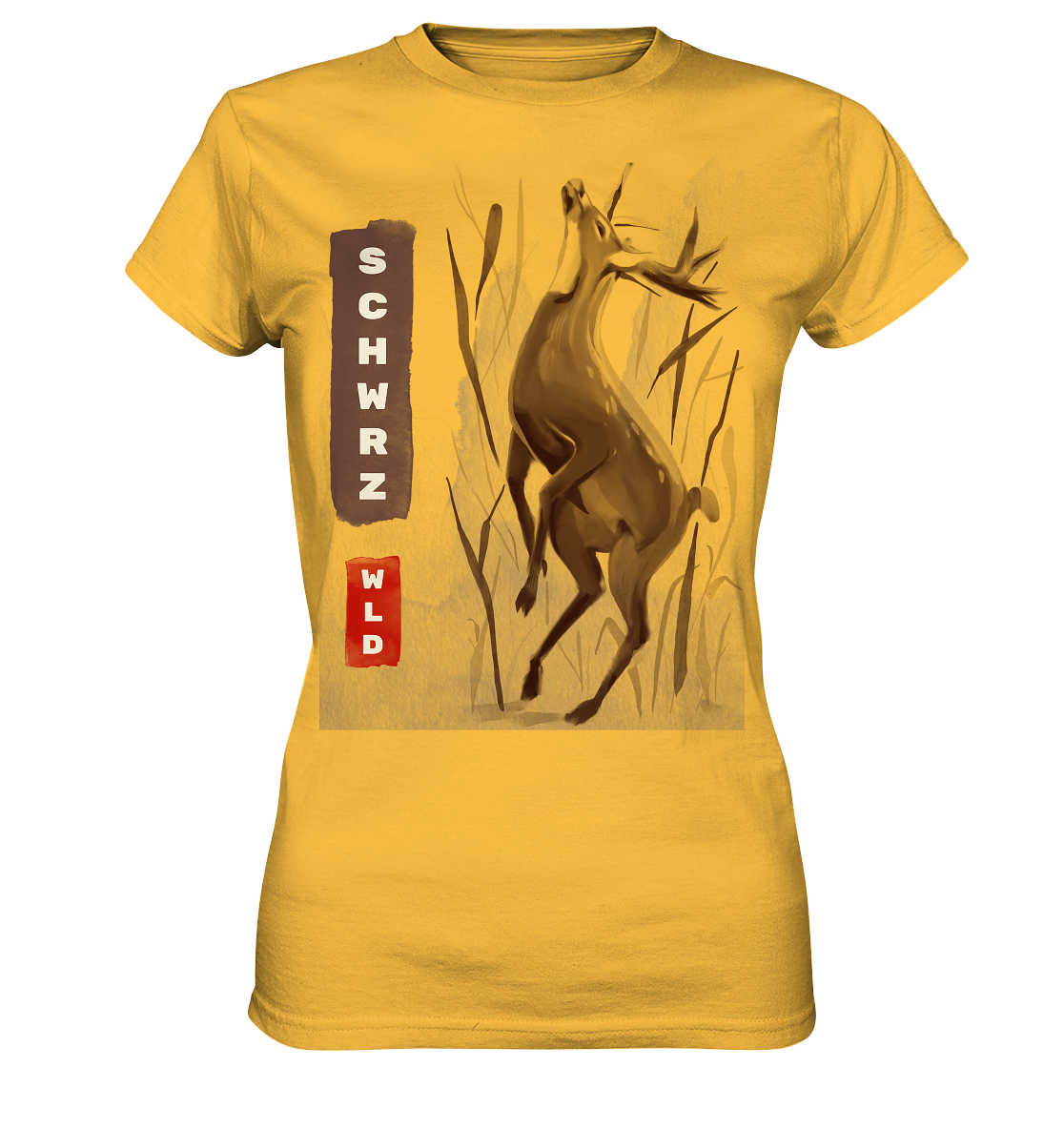 SCHWRZ WLD | Damen Premium T-Shirt