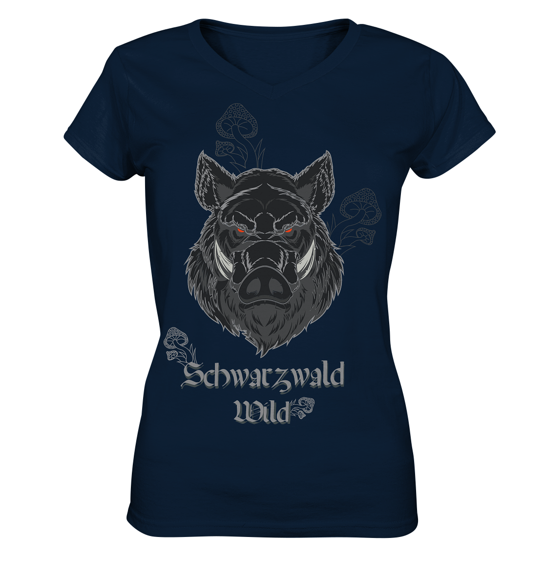Schwarzwald Wild | Damen V-Neck Shirt