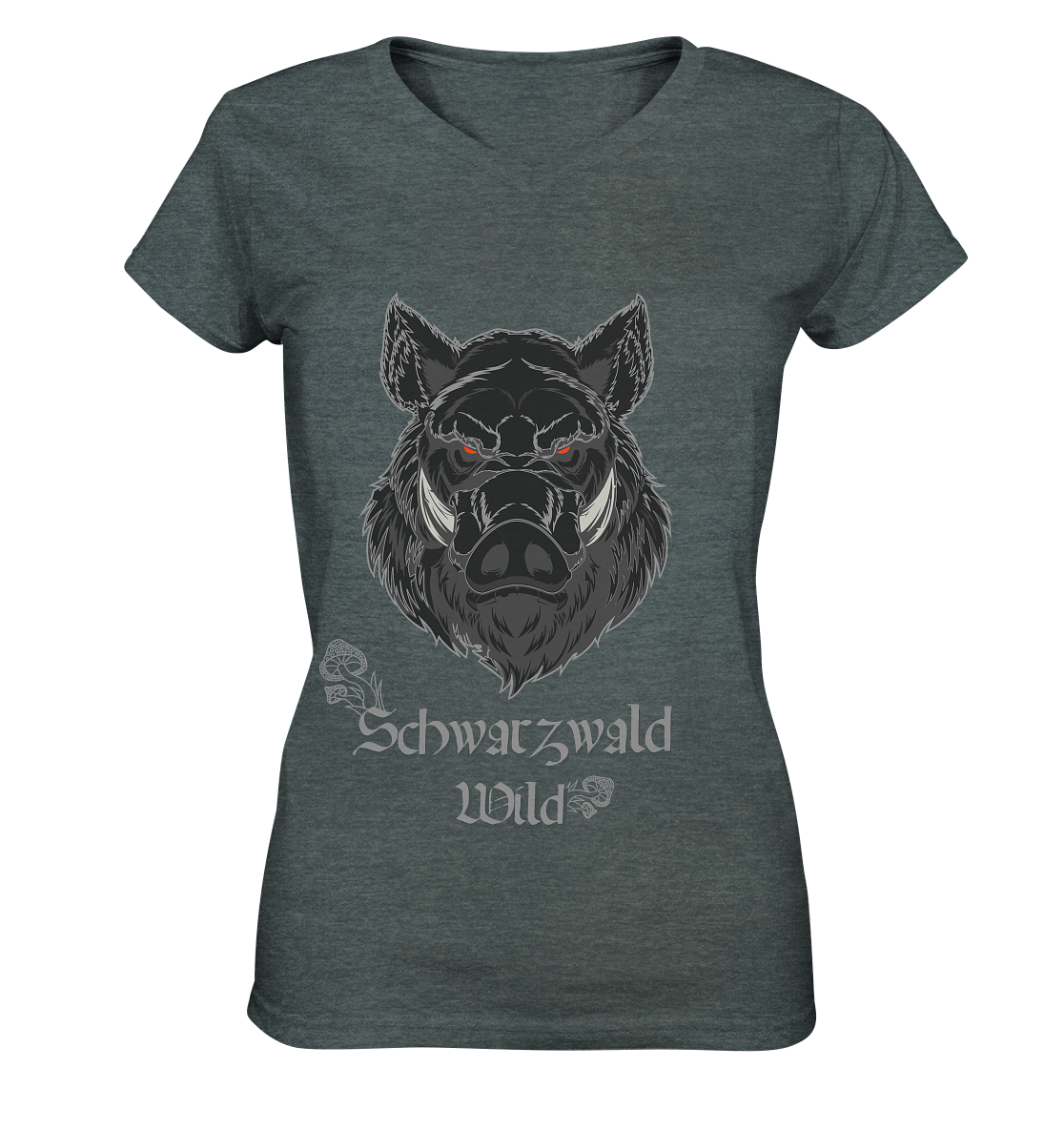 Schwarzwald Wild | Damen V-Neck Shirt